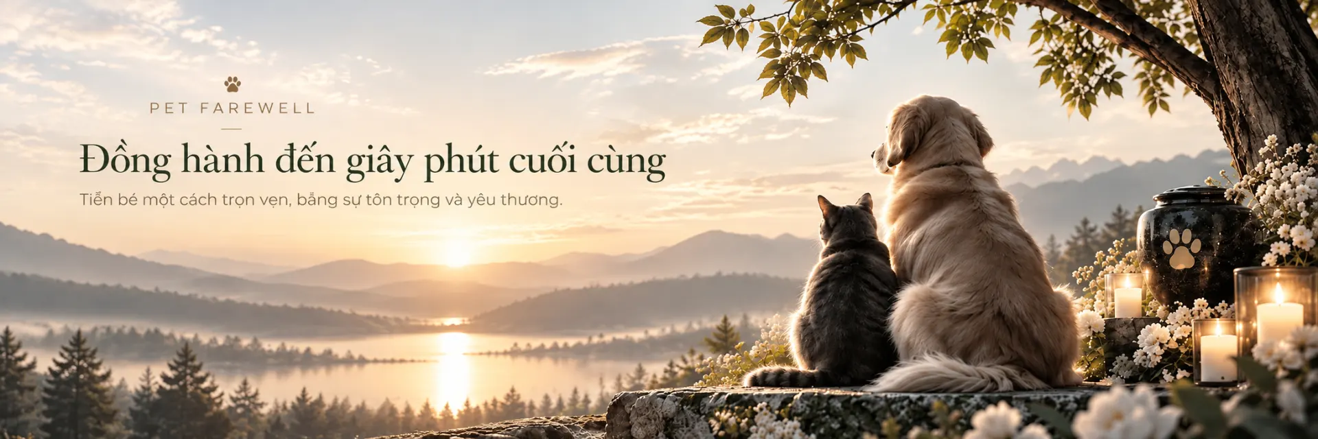Banner quảng cáo Pet Farewell
